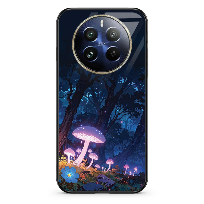 Glass Phone Case Purple Mushroom - Image 102