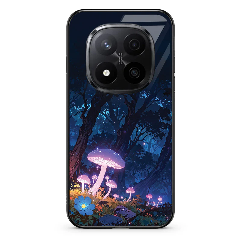 Glass Phone Case Purple Mushroom - Image 120