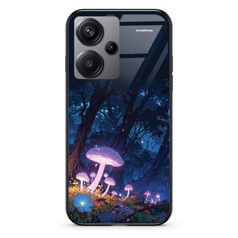 Glass Phone Case Purple Mushroom - Image 16