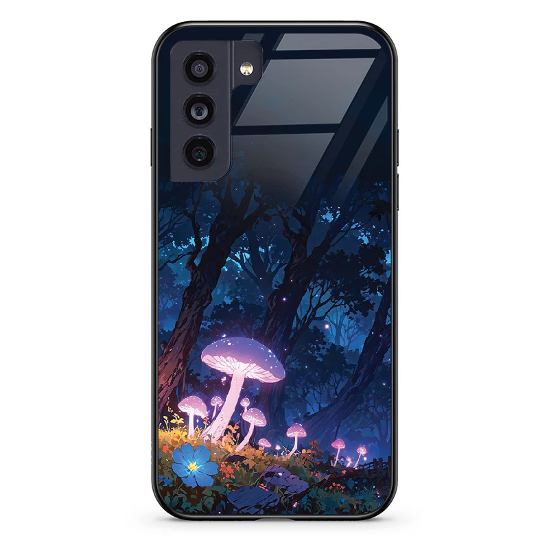 Glass Phone Case Purple Mushroom - Image 63