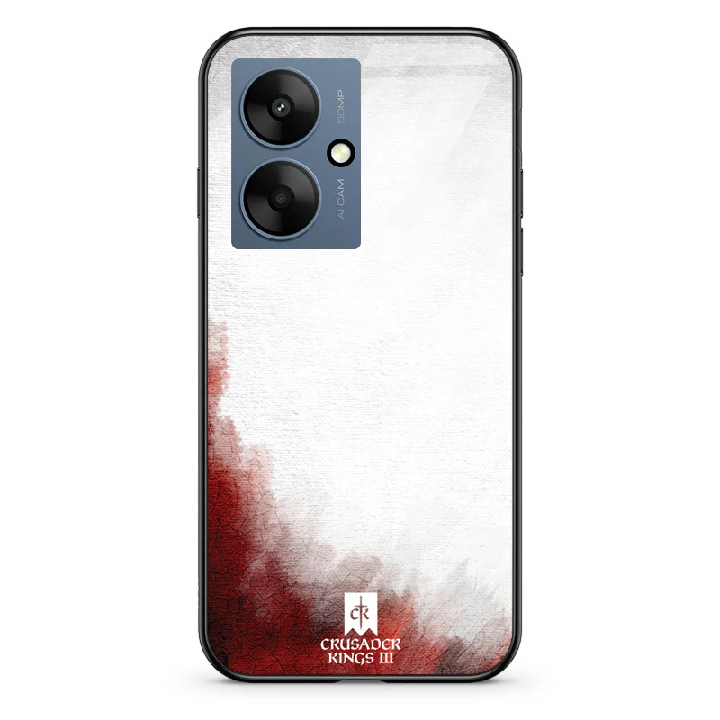 Glass Phone Case Red & White Banner - Image 105