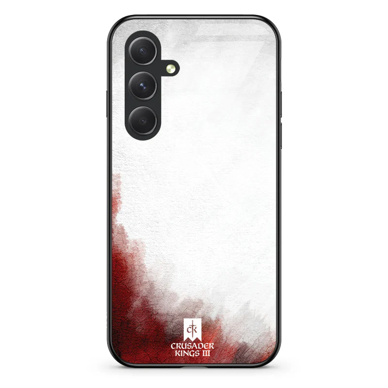 Glass Phone Case Red & White Banner - Image 110