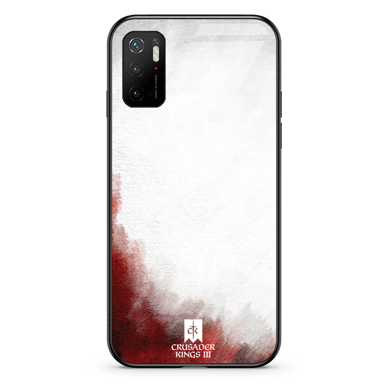 Glass Phone Case Red & White Banner - Image 112