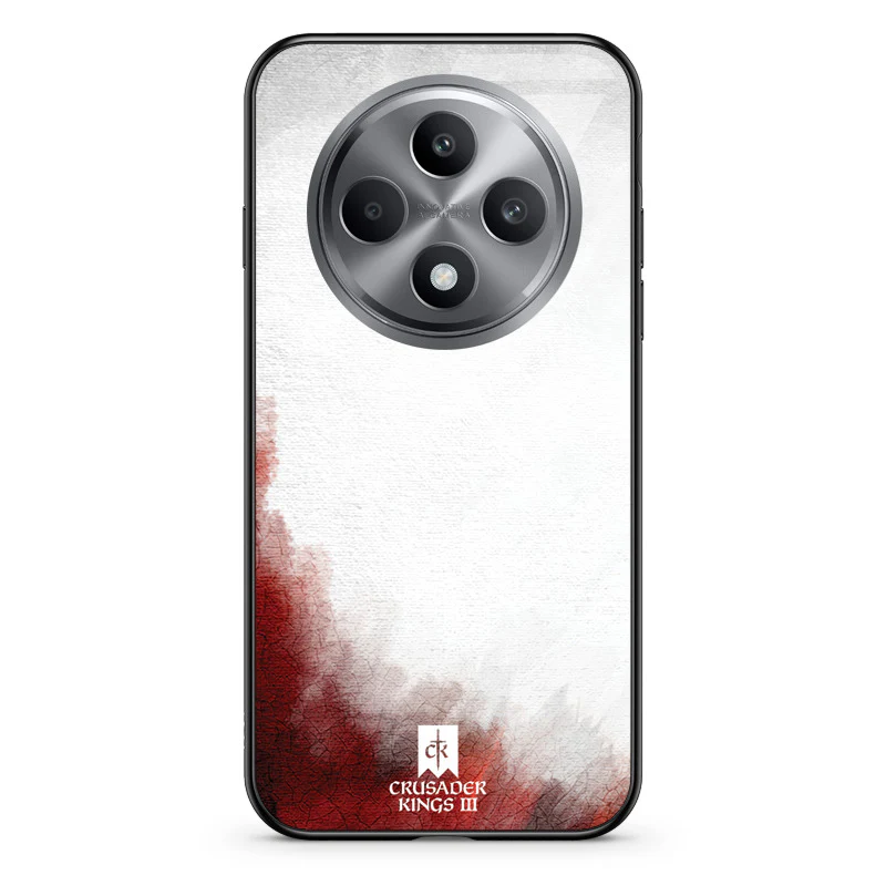 Glass Phone Case Red & White Banner - Image 114