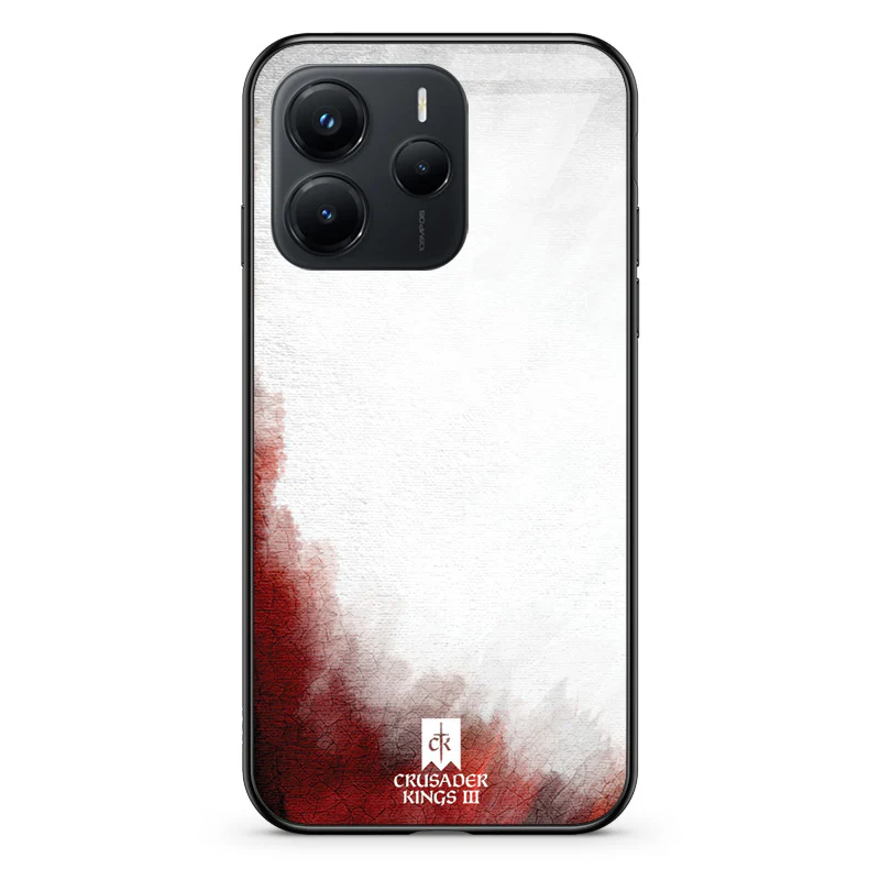 Glass Phone Case Red & White Banner - Image 122