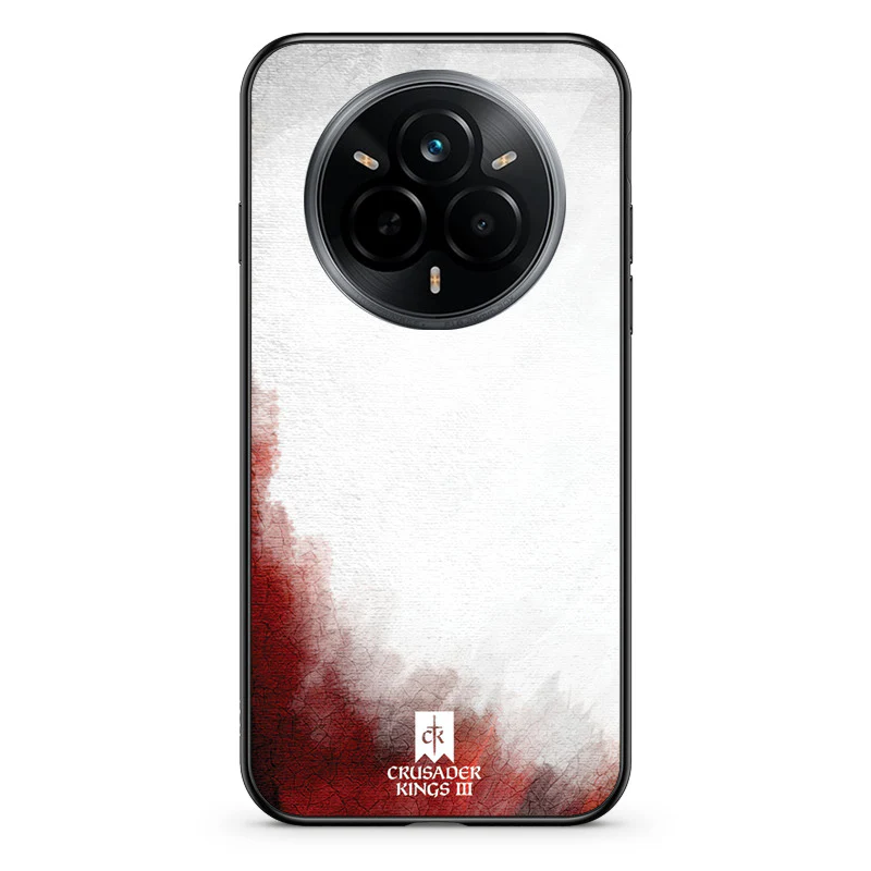 Glass Phone Case Red & White Banner - Image 129