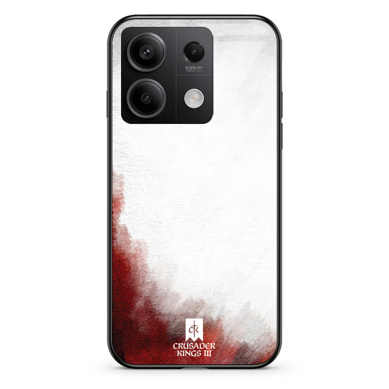 Glass Phone Case Red & White Banner - Image 13