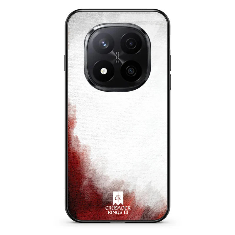Glass Phone Case Red & White Banner - Image 141