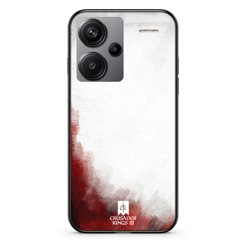 Glass Phone Case Red & White Banner - Image 16