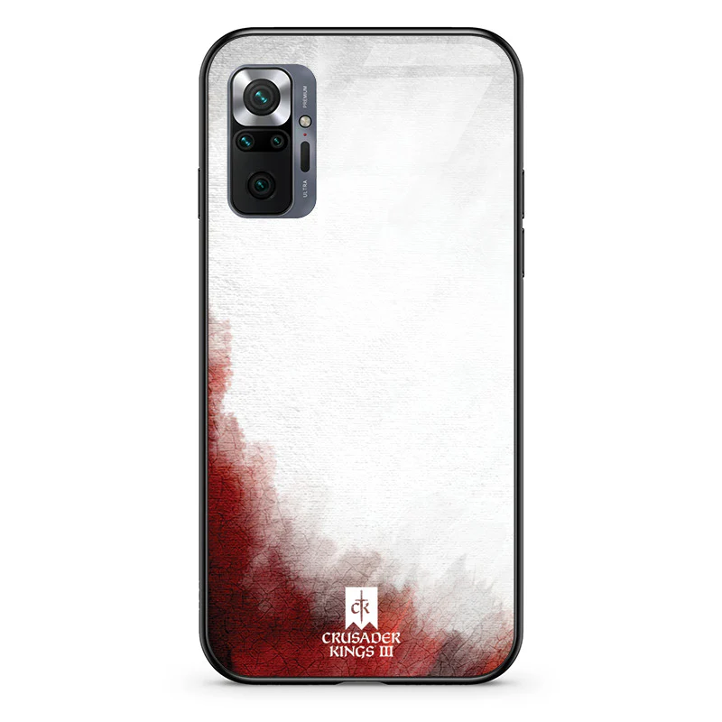 Glass Phone Case Red & White Banner - Image 18