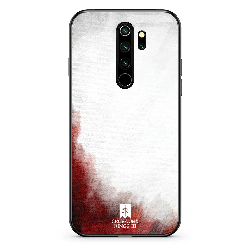 Glass Phone Case Red & White Banner - Image 19