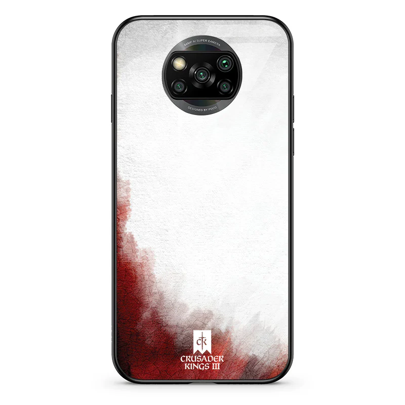 Glass Phone Case Red & White Banner - Image 30