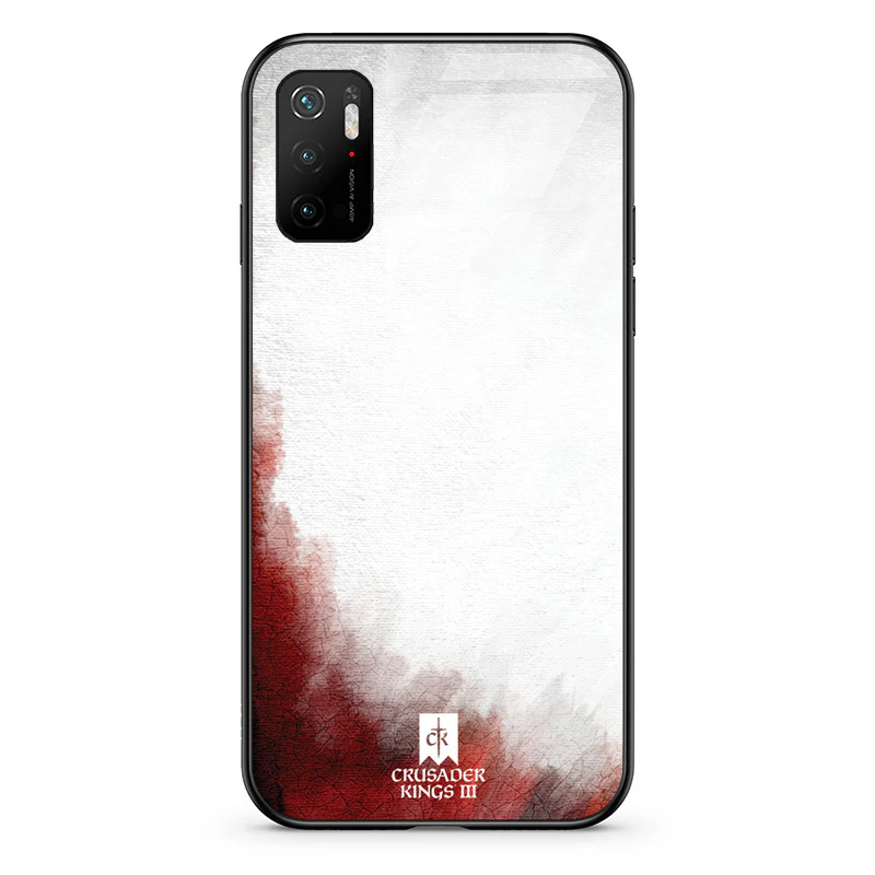 Glass Phone Case Red & White Banner - Image 31