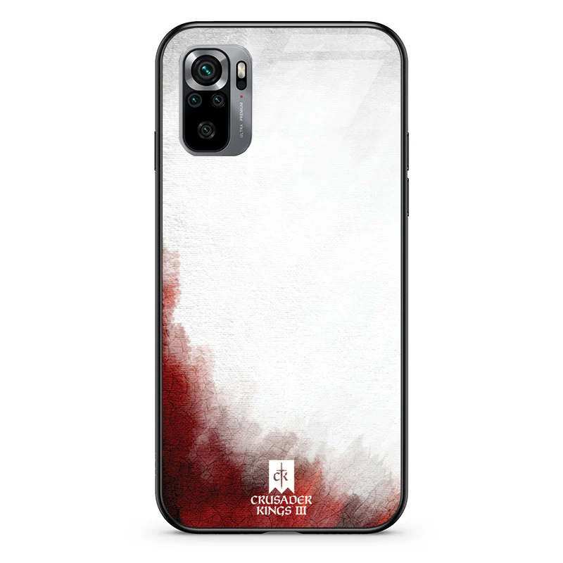 Glass Phone Case Red & White Banner - Image 34