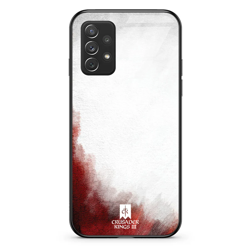 Glass Phone Case Red & White Banner - Image 36