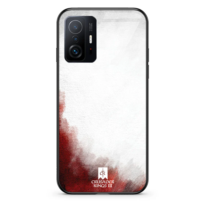 Glass Phone Case Red & White Banner - Image 39