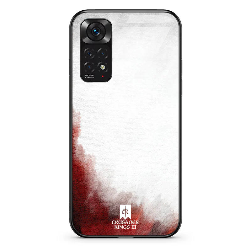 Glass Phone Case Red & White Banner - Image 45
