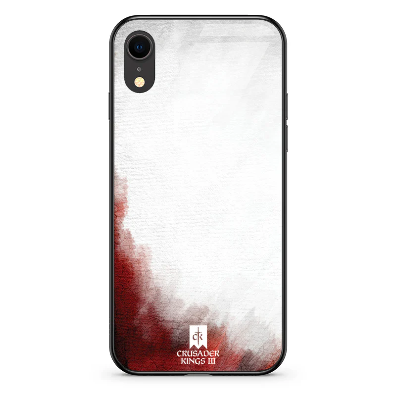 Glass Phone Case Red & White Banner - Image 53