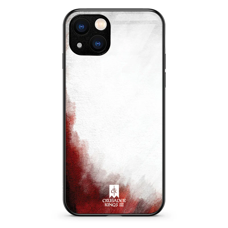Glass Phone Case Red & White Banner - Image 55