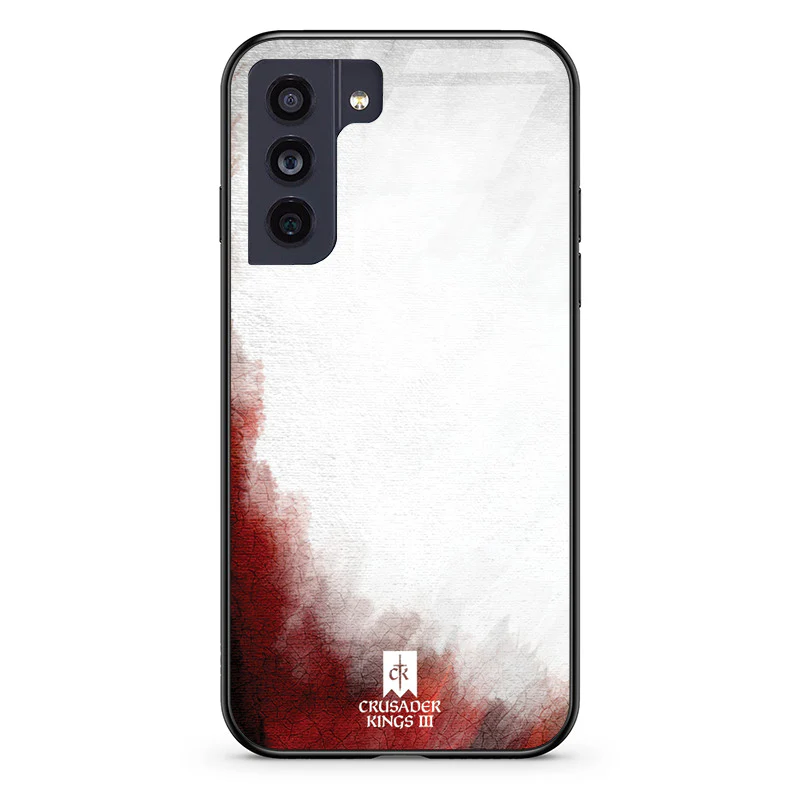 Glass Phone Case Red & White Banner - Image 64