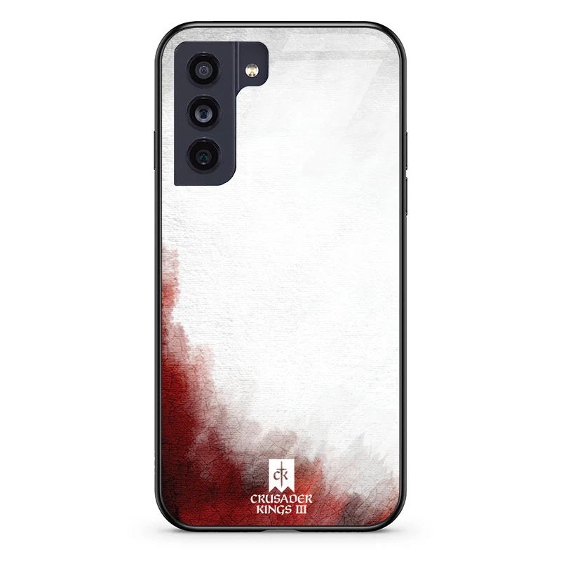 Glass Phone Case Red & White Banner - Image 68