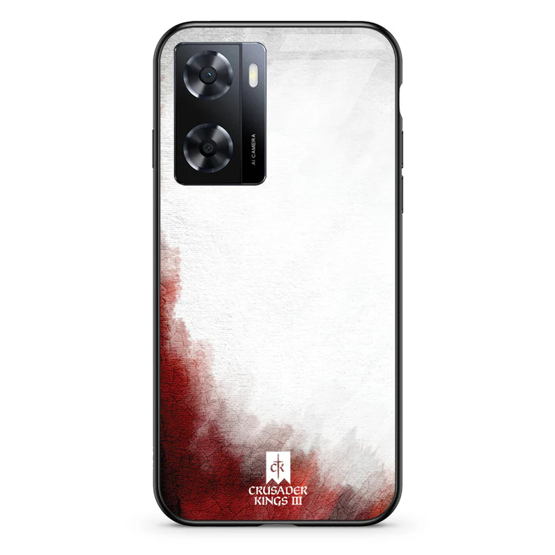 Glass Phone Case Red & White Banner - Image 69