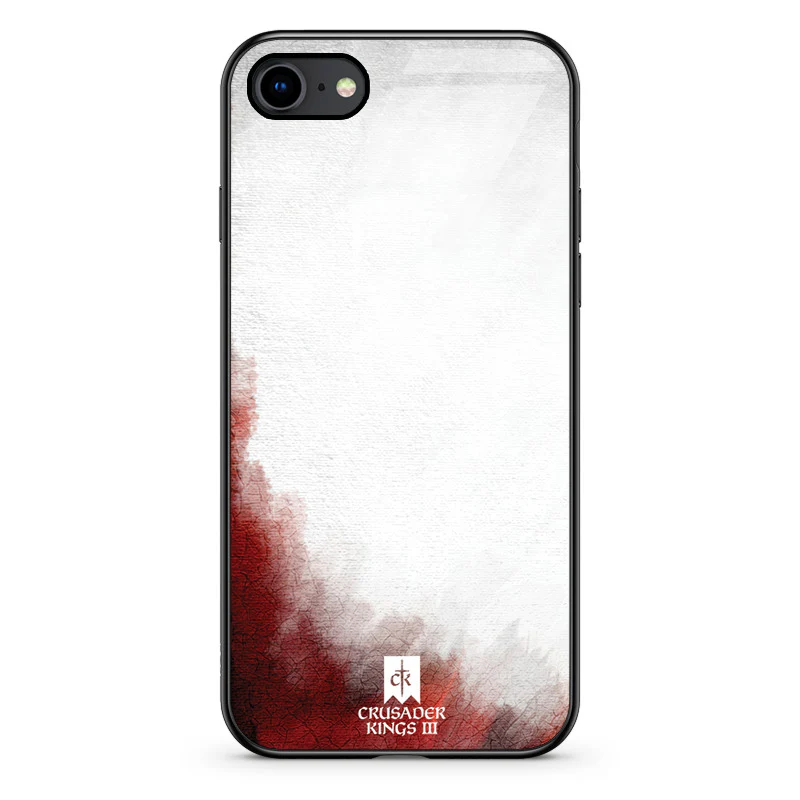 Glass Phone Case Red & White Banner - Image 74