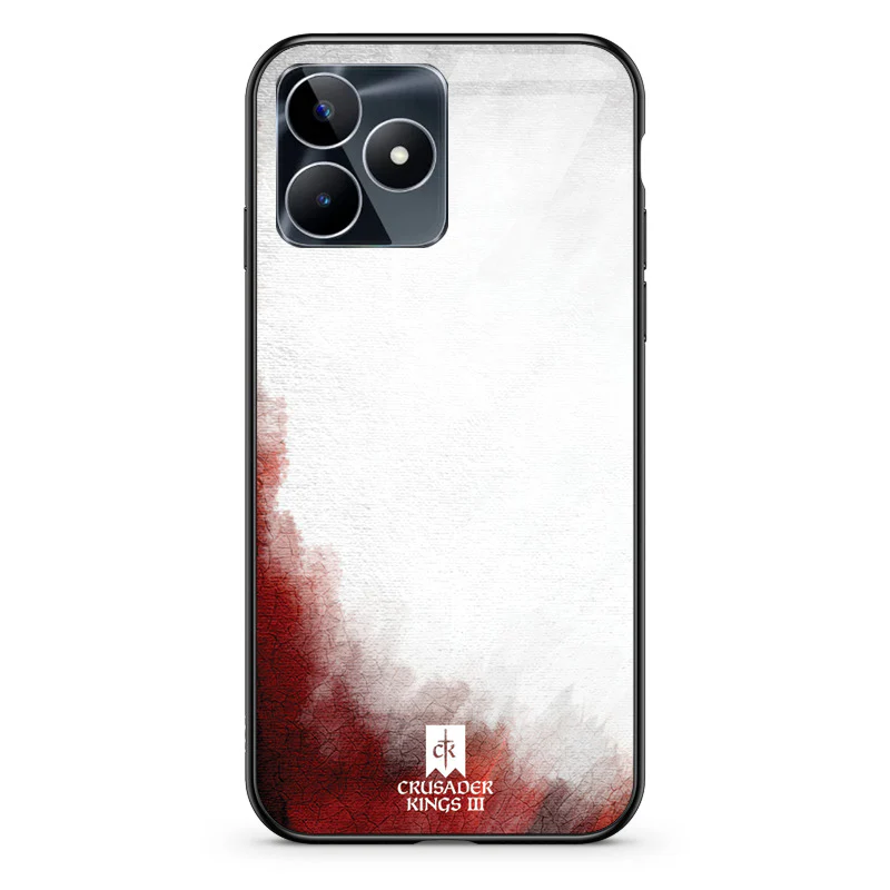 Glass Phone Case Red & White Banner - Image 78