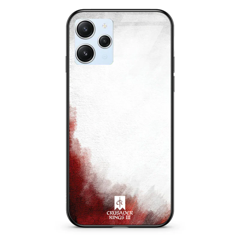 Glass Phone Case Red & White Banner - Image 79