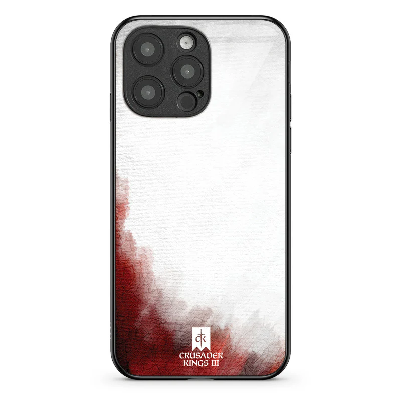 Glass Phone Case Red & White Banner - Image 80