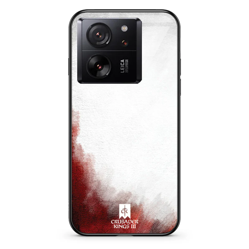 Glass Phone Case Red & White Banner - Image 85