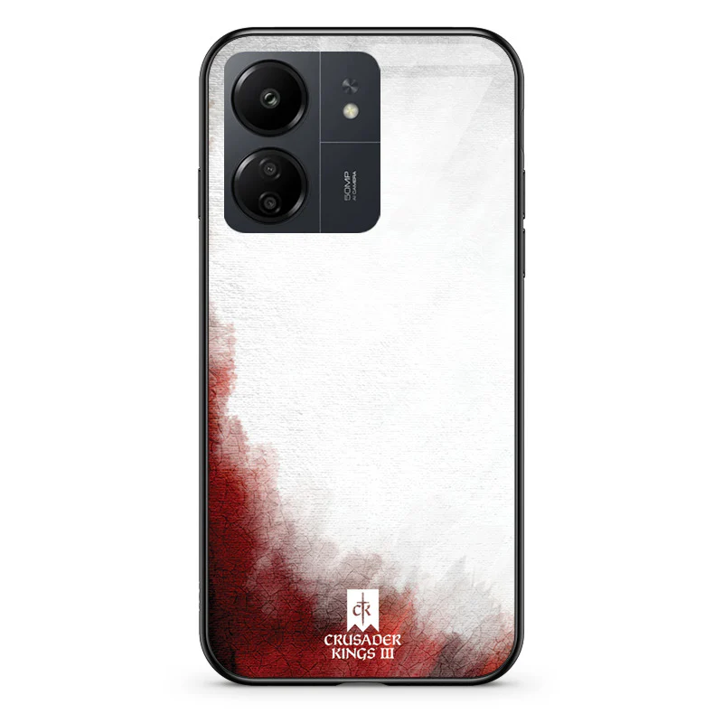 Glass Phone Case Red & White Banner - Image 90