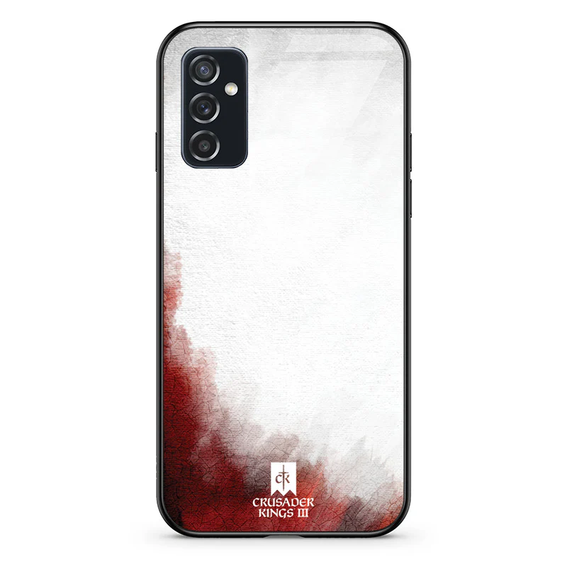 Glass Phone Case Red & White Banner - Image 92