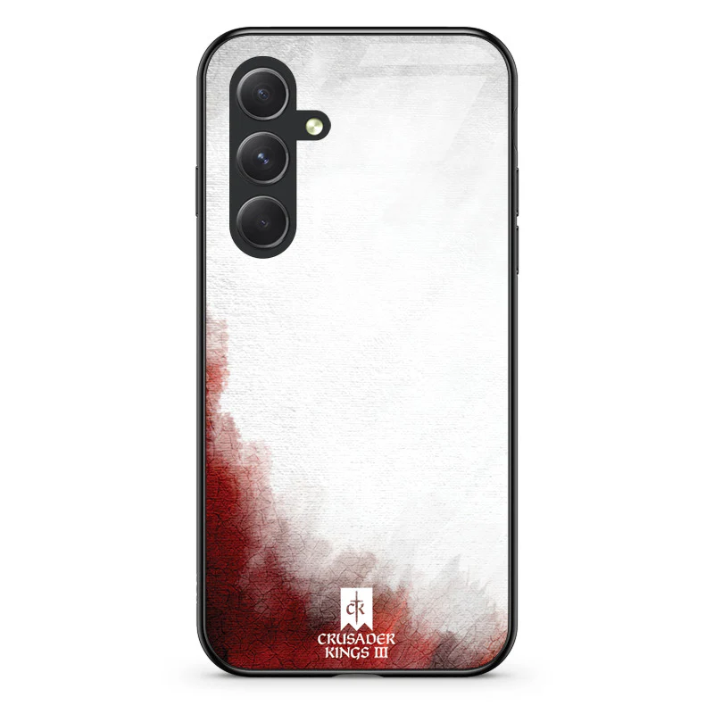 Glass Phone Case Red & White Banner - Image 98