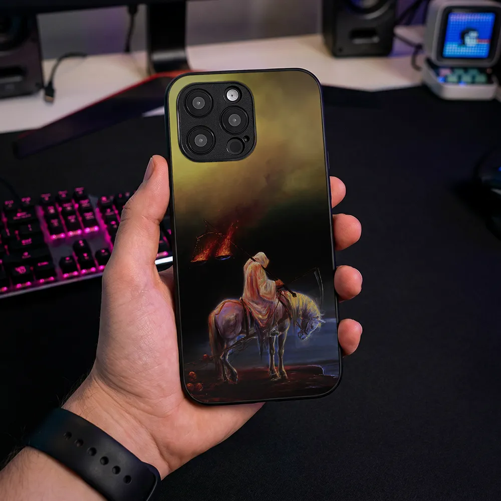 Glass Phone Case Righteous Rider - Image 2