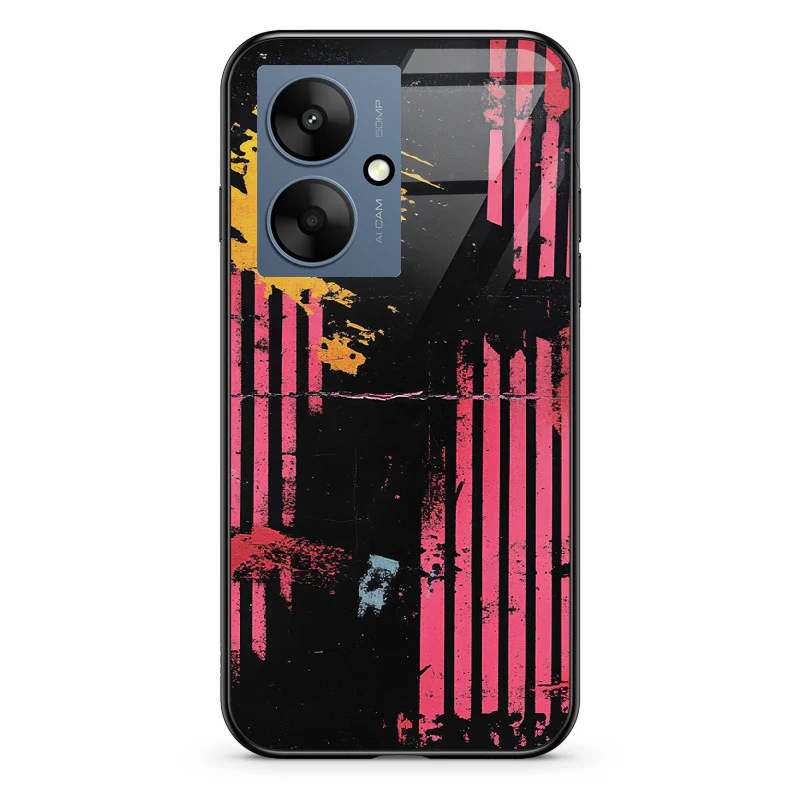 Glass Phone Case Rock ’n’ Roll Texture - Image 104
