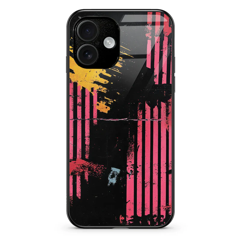 Glass Phone Case Rock ’n’ Roll Texture - Image 106