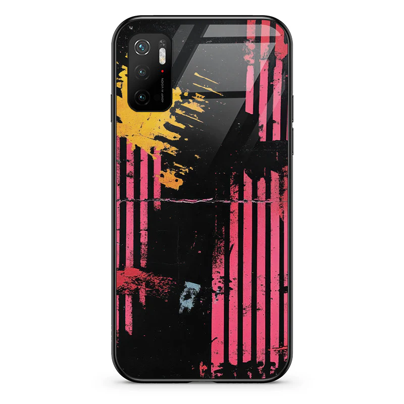 Glass Phone Case Rock ’n’ Roll Texture - Image 112