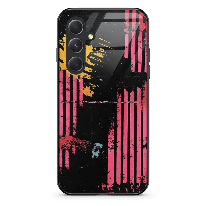 Glass Phone Case Rock ’n’ Roll Texture - Image 113