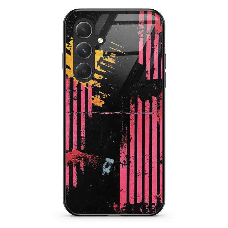 Glass Phone Case Rock ’n’ Roll Texture - Image 117