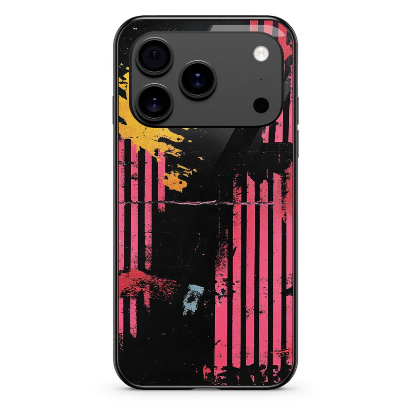 Glass Phone Case Rock ’n’ Roll Texture - Image 134