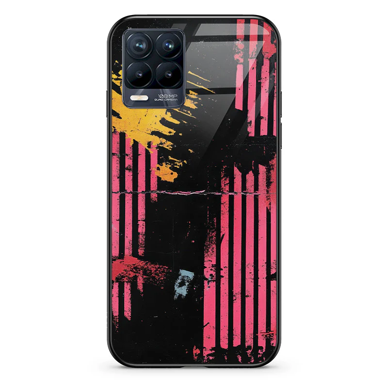 Glass Phone Case Rock ’n’ Roll Texture - Image 29