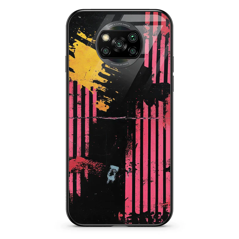 Glass Phone Case Rock ’n’ Roll Texture - Image 30