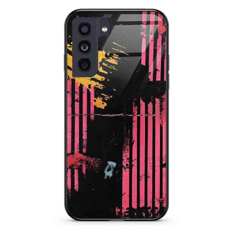 Glass Phone Case Rock ’n’ Roll Texture - Image 37