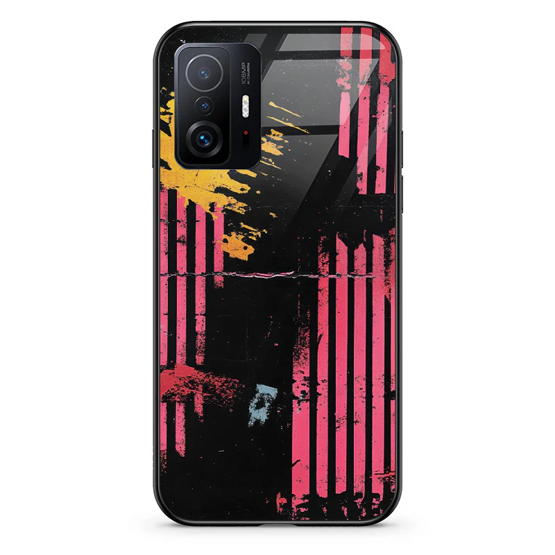 Glass Phone Case Rock ’n’ Roll Texture - Image 39