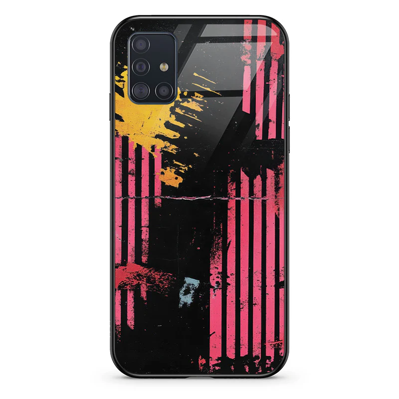 Glass Phone Case Rock ’n’ Roll Texture - Image 61