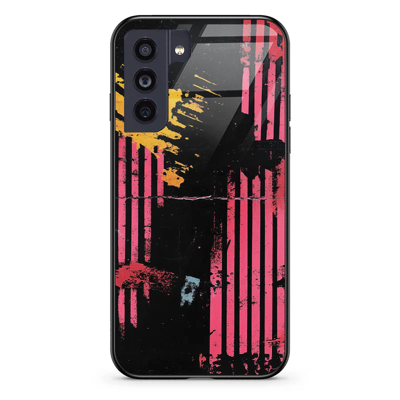 Glass Phone Case Rock ’n’ Roll Texture - Image 63