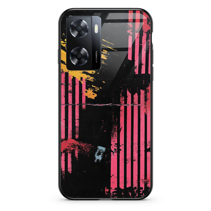 Glass Phone Case Rock ’n’ Roll Texture - Image 73