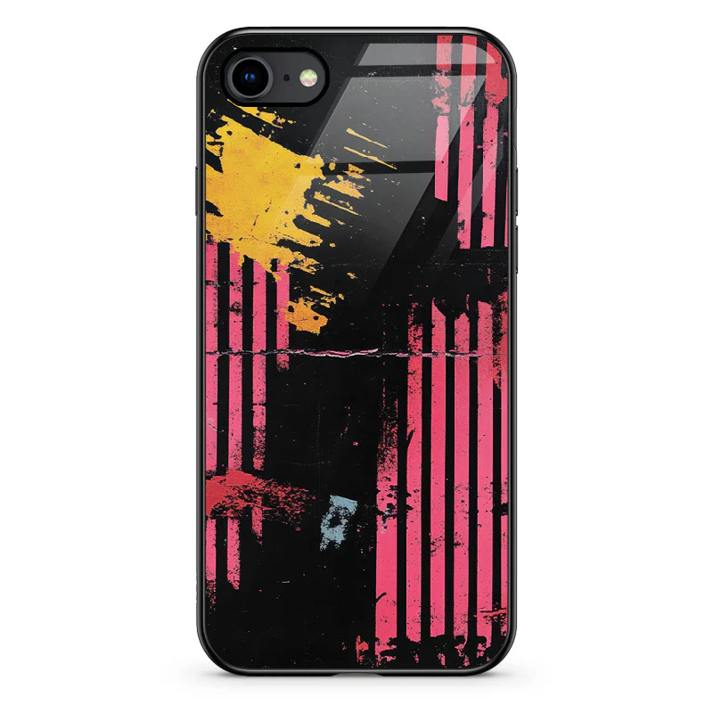 Glass Phone Case Rock ’n’ Roll Texture - Image 74