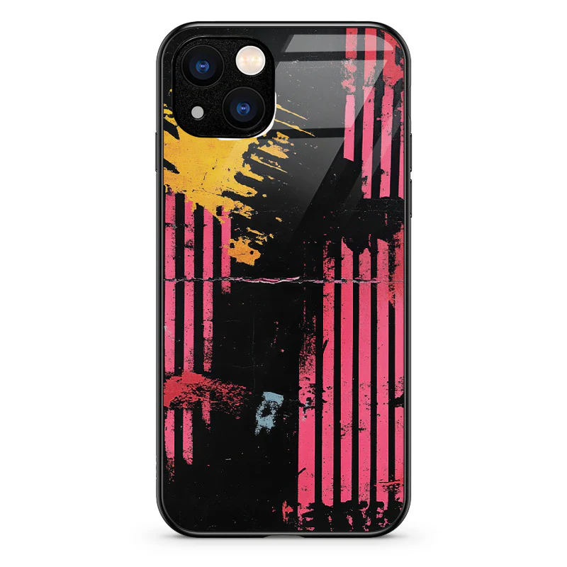 Glass Phone Case Rock ’n’ Roll Texture - Image 82